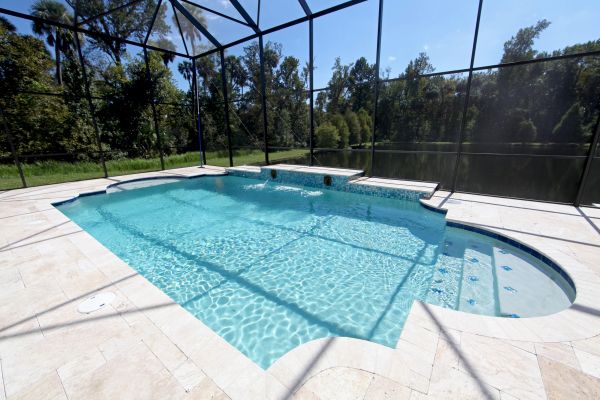 Pool Cage Cleaning in Lawrence