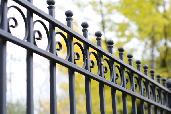 Wrought Iron Fence Cleaning in Lawrence