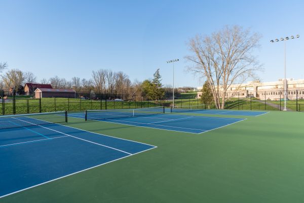 Tennis Court Cleaning in Lawrence