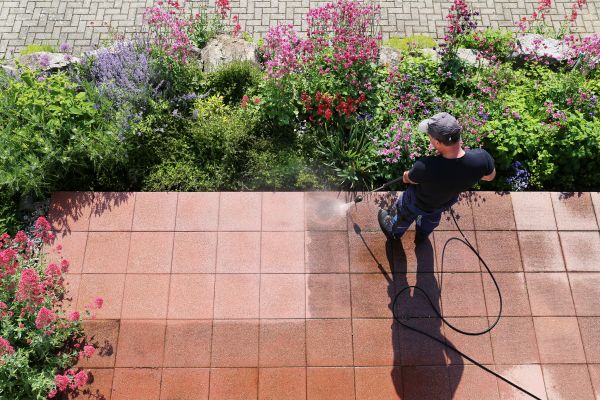 Patio Power Washing in Lawrence