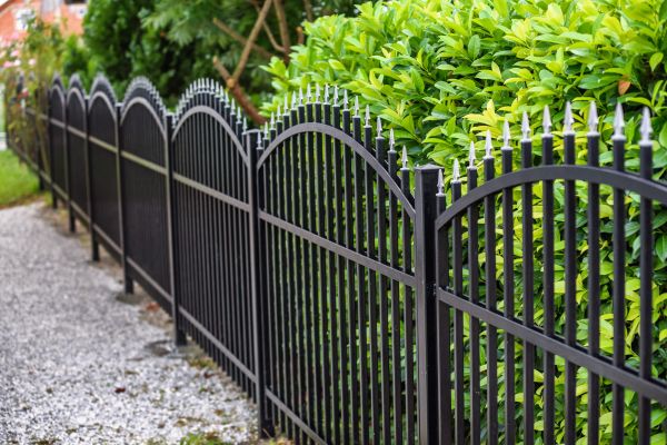 Iron Fence Pressure Washing in Lawrence