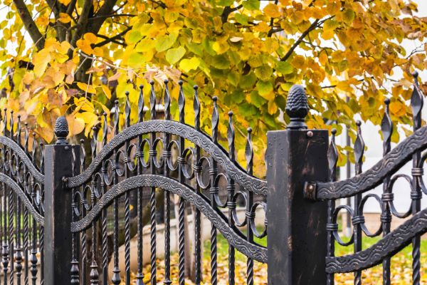 Wrought Iron Fence Washing in Lawrence