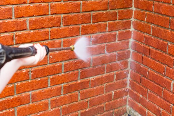 Brick Pressure Cleaning in Lawrence