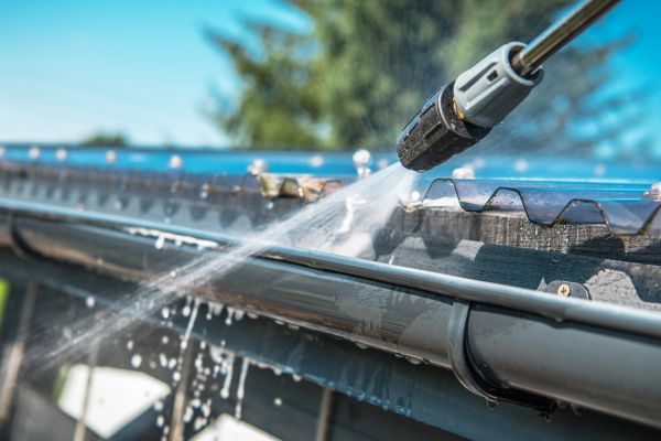 Gutter Jet Washing in Lawrence