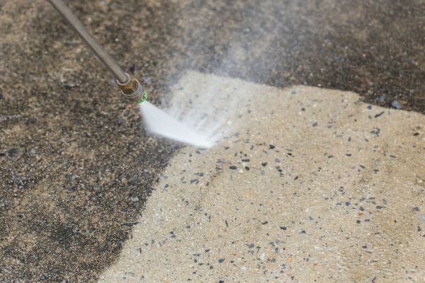 Deck Concrete Cleaning in Lawrence