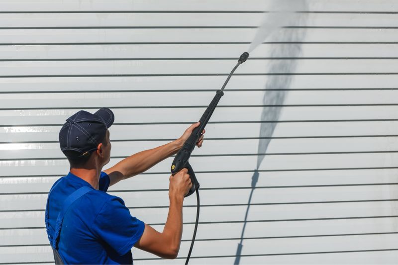 Cleaning residential siding